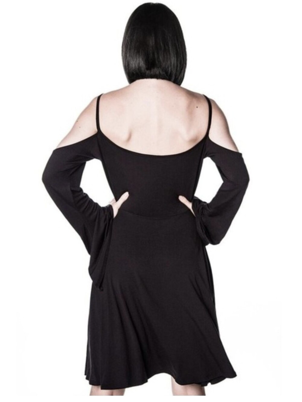 Killstar Strappy Open Shoulder Dress M - Picture 6 of 6